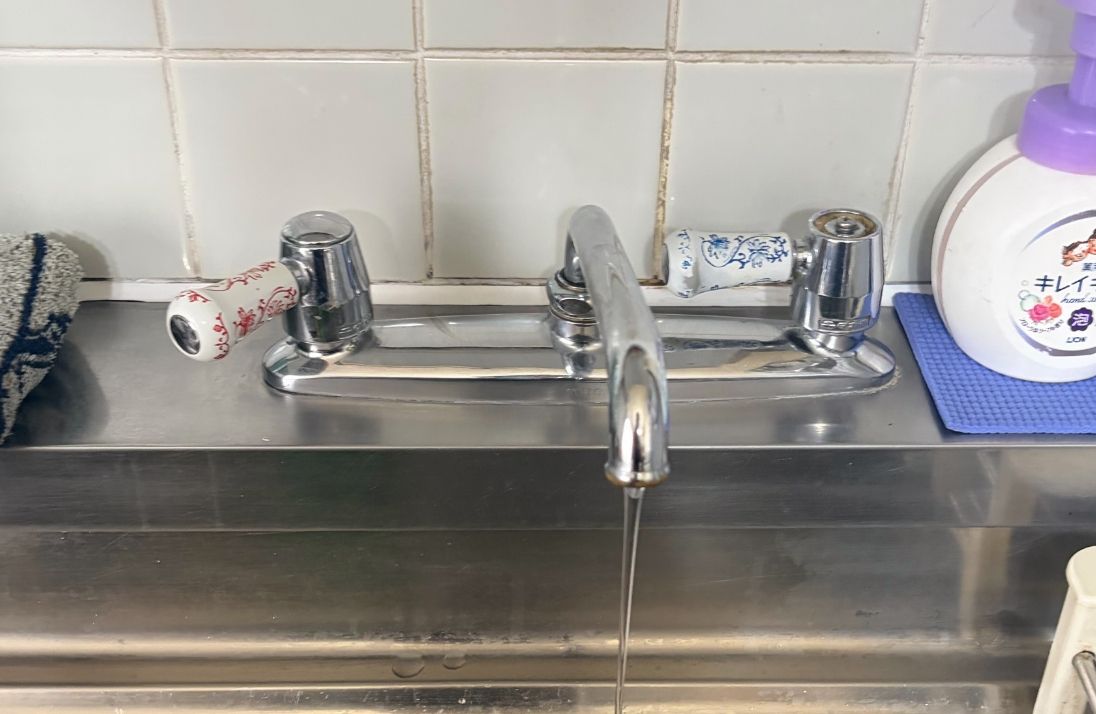 キッチン水栓交換の施工前